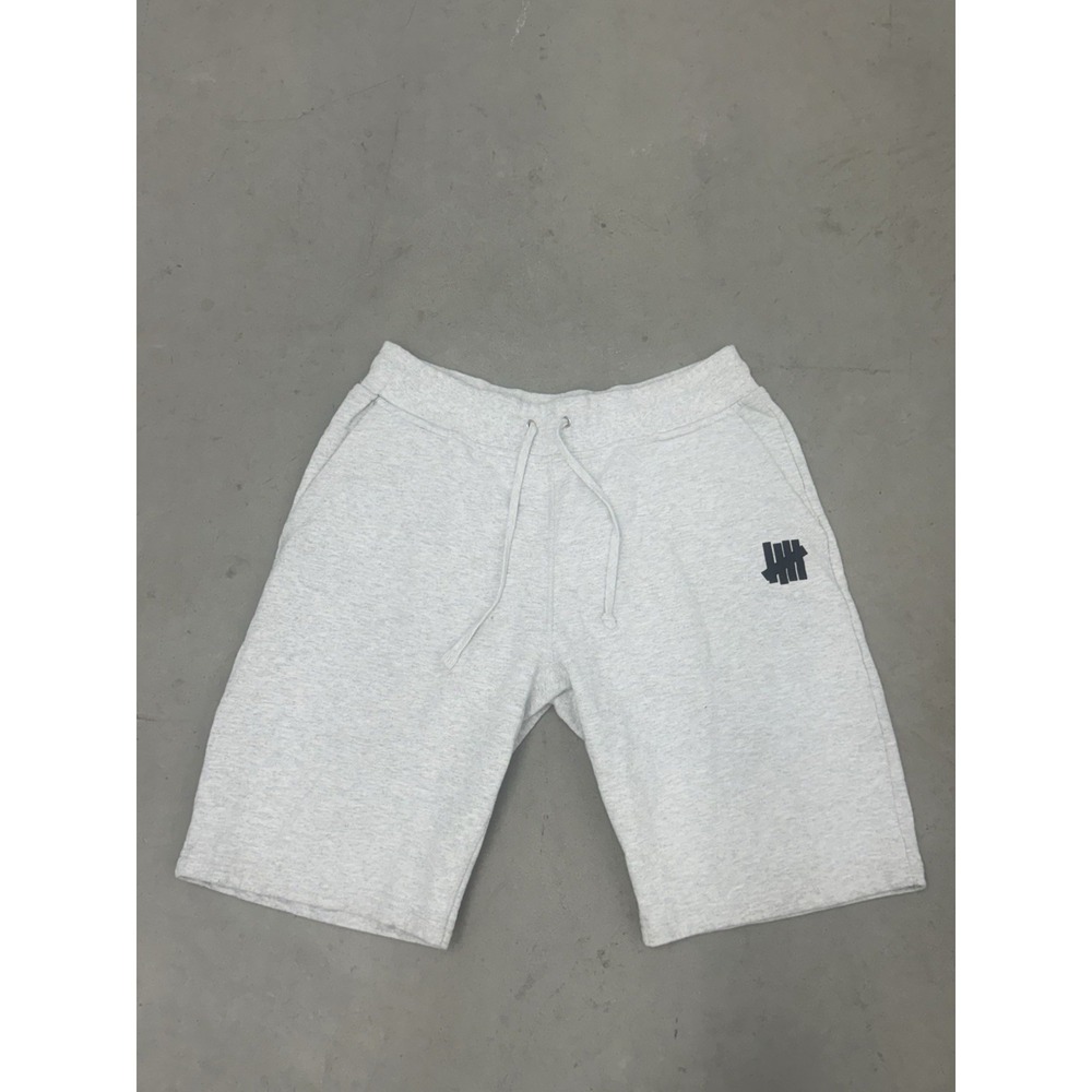 Undefeated Shorts Mens Large  Grey 5 Strike Logo Sweat Shorts UNDFTD Streetwear